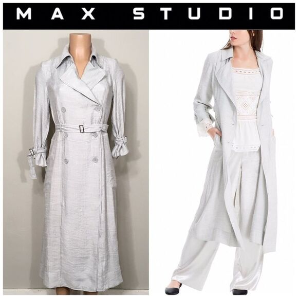 Max Studio London duster jacket. NWT - Picture 1 of 7